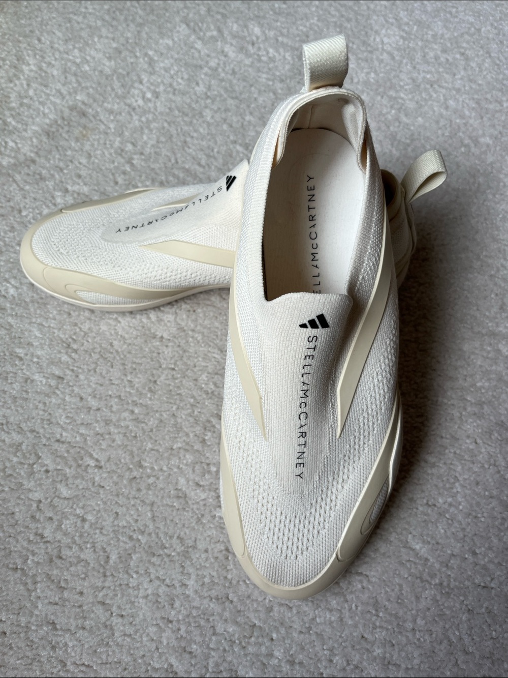 Stella McCartney for Adidas women Slip-On Ivory Sneakers Sz 6.5 mint c